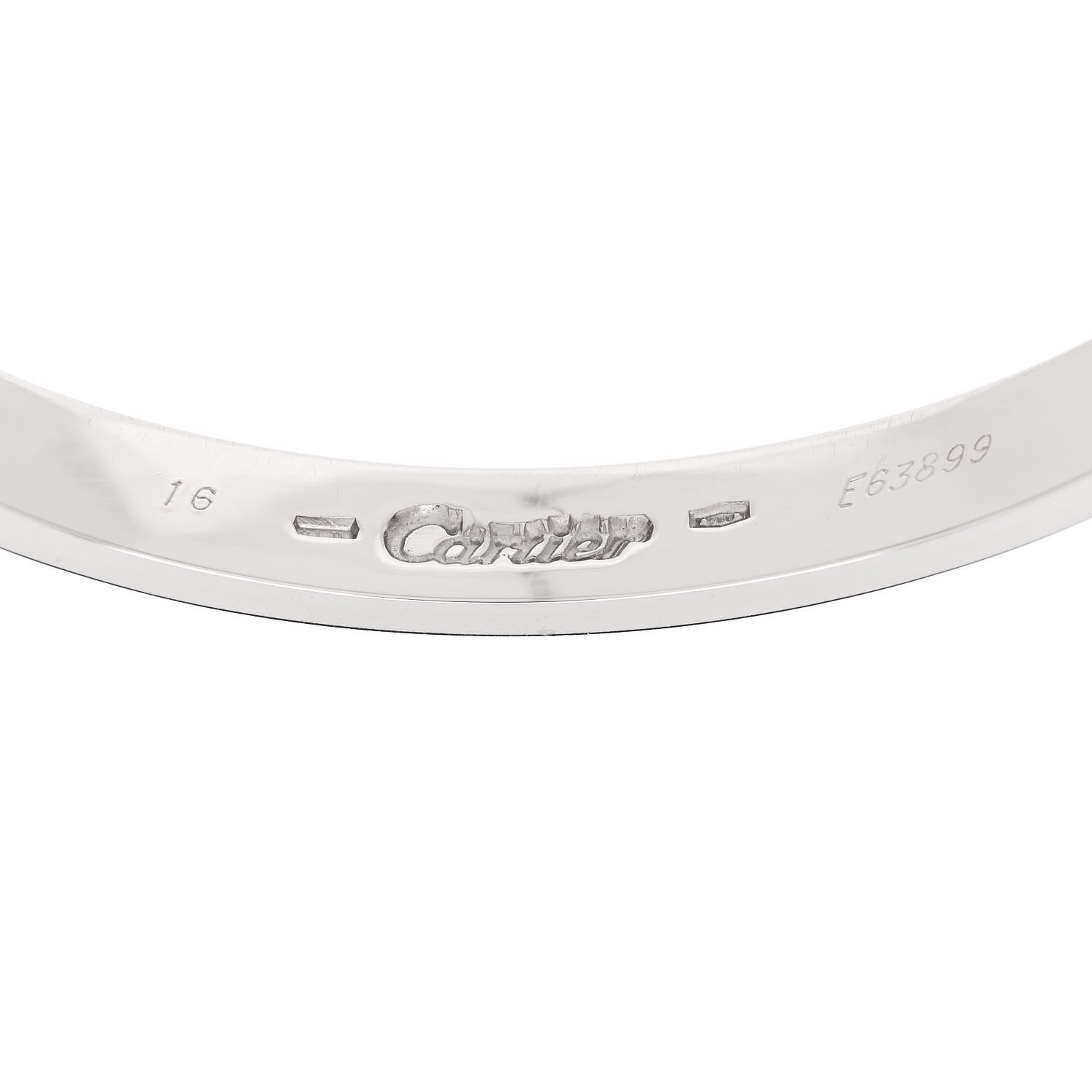 Cartier 18K White Gold LOVE Bracelet 16 3 of 5