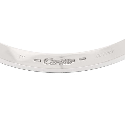 Cartier 18K White Gold LOVE Bracelet 16 3 of 5