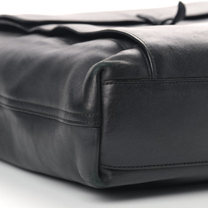 Bottega Veneta Calfskin Front Pocket Tote Black 6 of 14