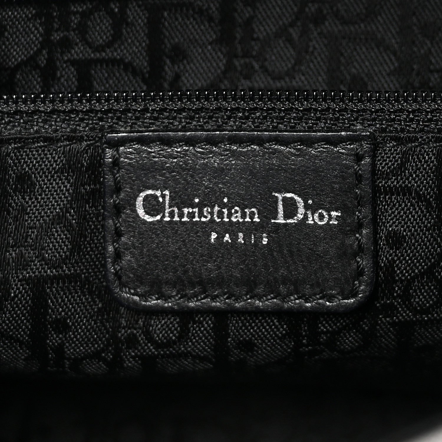 Christian Dior Silk Jersey Crystal Hardcore Bag Grey Black 6 of 10