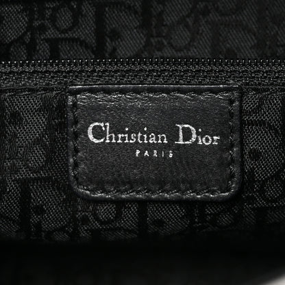 Christian Dior Silk Jersey Crystal Hardcore Bag Grey Black 6 of 10
