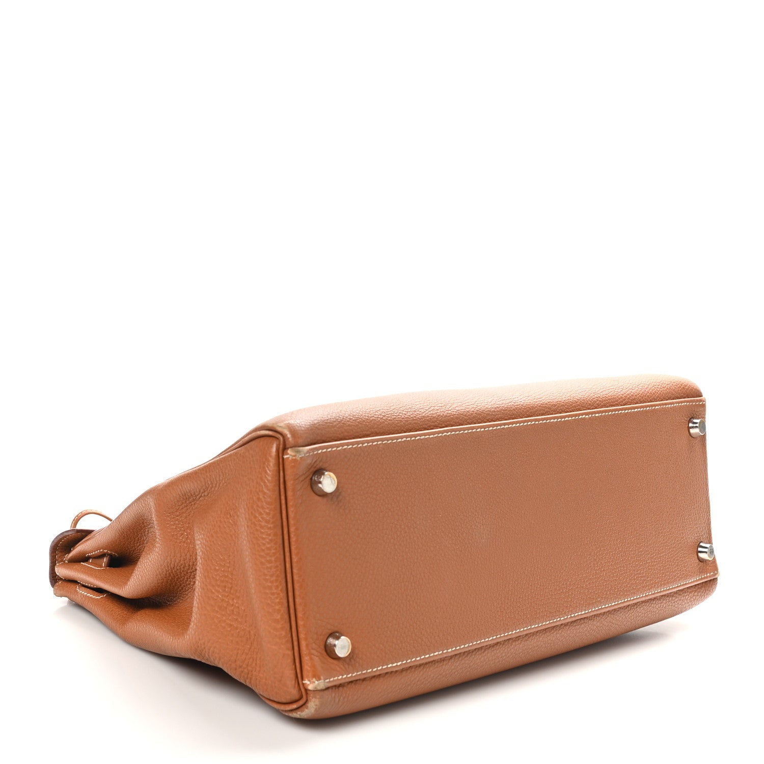 Hermes Courchevel Kelly Retourne 32 Gold 4 of 12