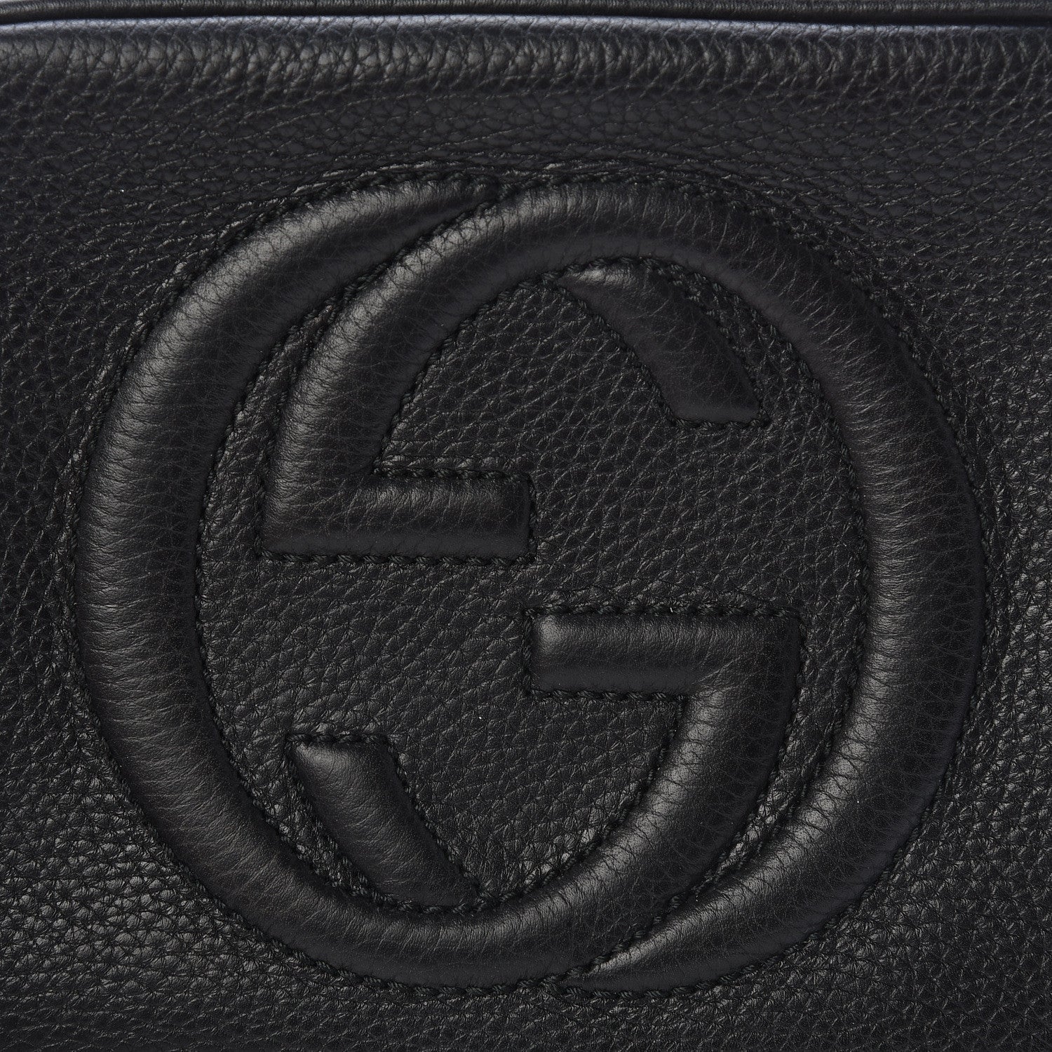 Gucci Pebbled Calfskin Small Soho Disco Bag Black 11 of 12