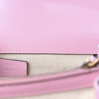 Gucci Moon Calfskin Web Medium Dionysus Bamboo Top Handle Bag Sugar Pink Blue Agata Hibiscus Red 9 of 10