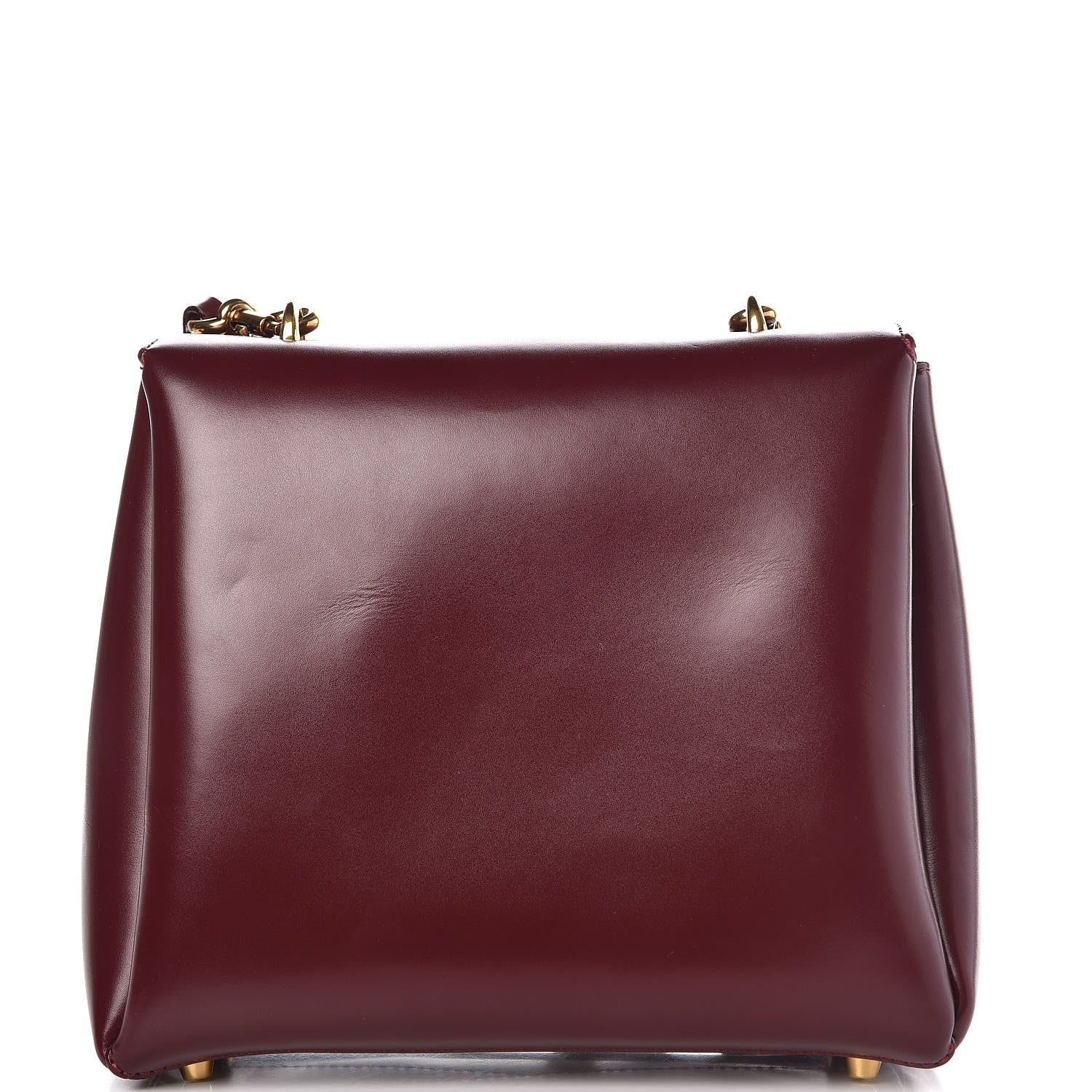 Marc Jacobs Calfskin St. Marc Shoulder Bag Burgundy 9 of 9