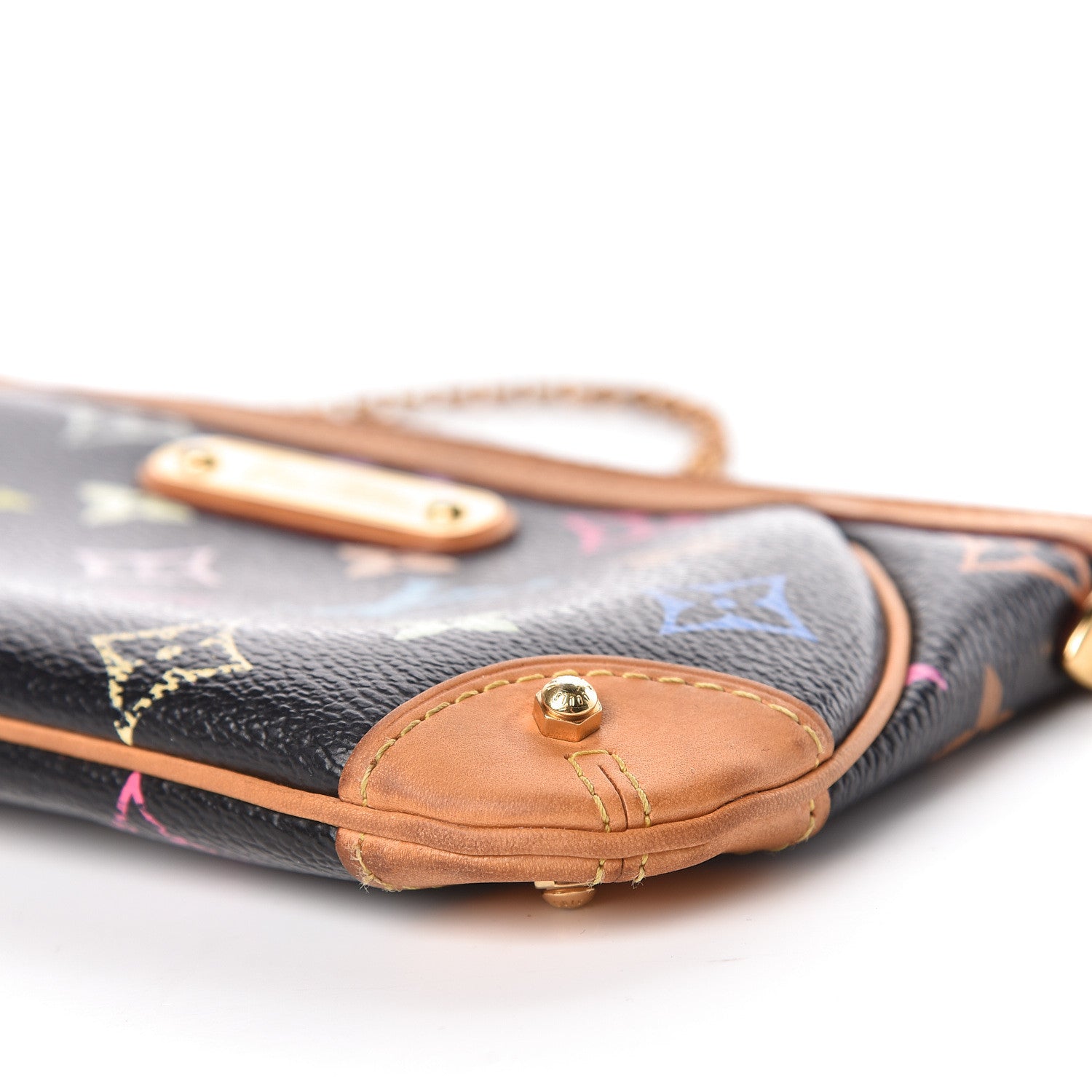 Louis Vuitton Monogram Multicolor Pochette Milla MM Black 9 of 10