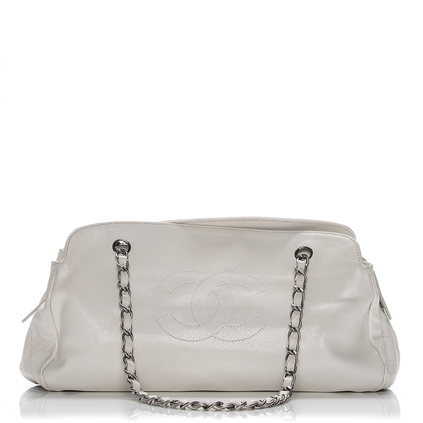 Caviar 31 CC Shoulder Bag White