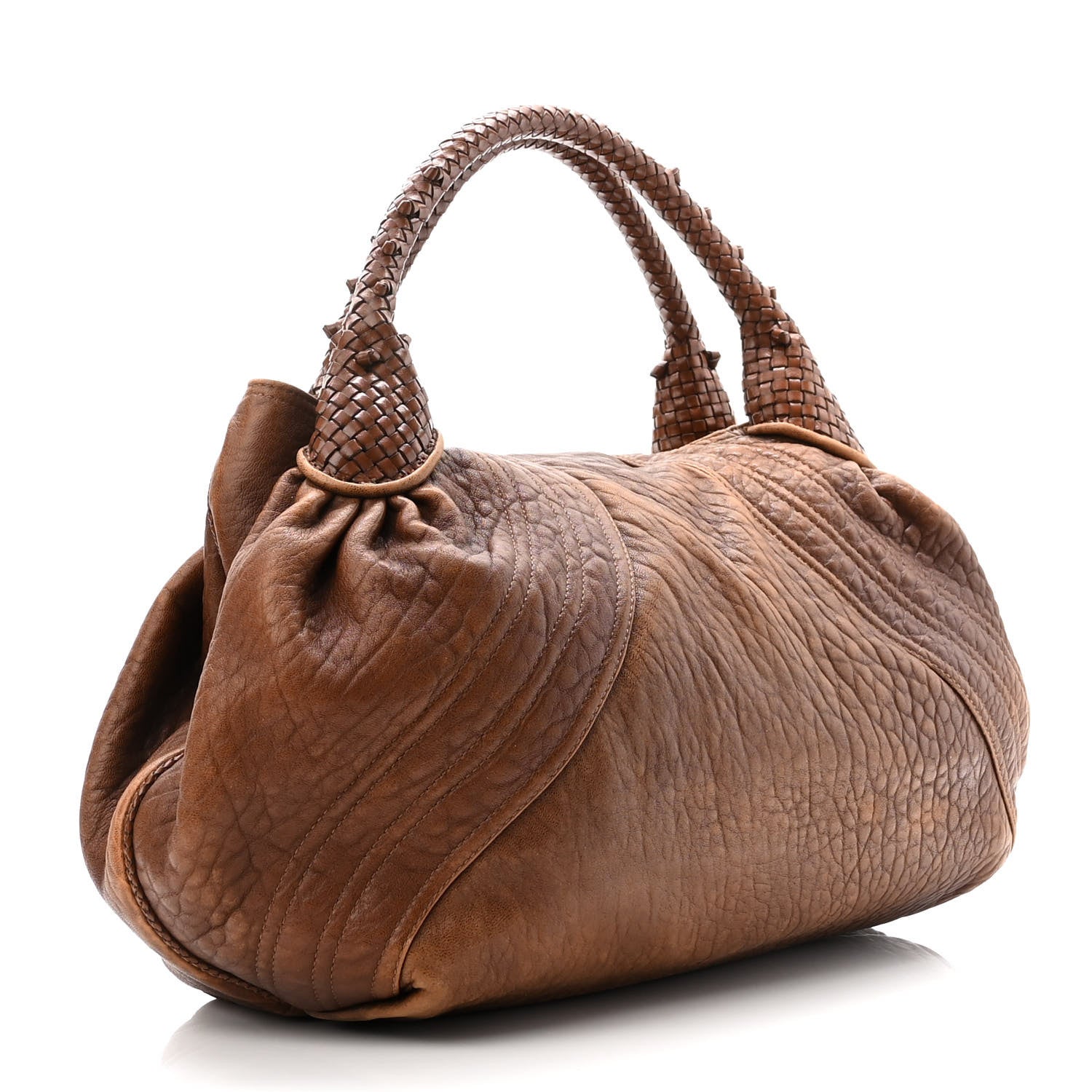 Fendi Nappa Nuvolata Spy Cognac 3 of 9