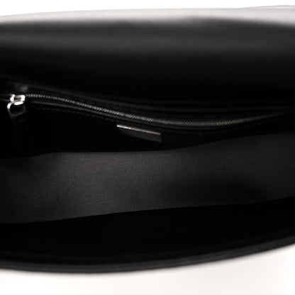 Fendi Satin Karung Crystal Baguette Black 5 of 11