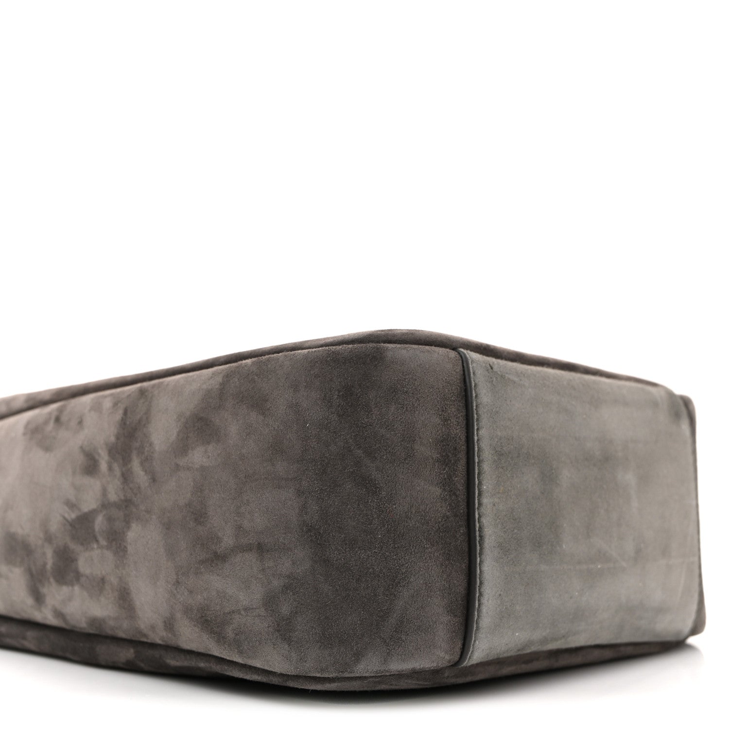 Saint Laurent Suede Small Le 5 A 7 Soft Hobo Urban Grey 10 of 13