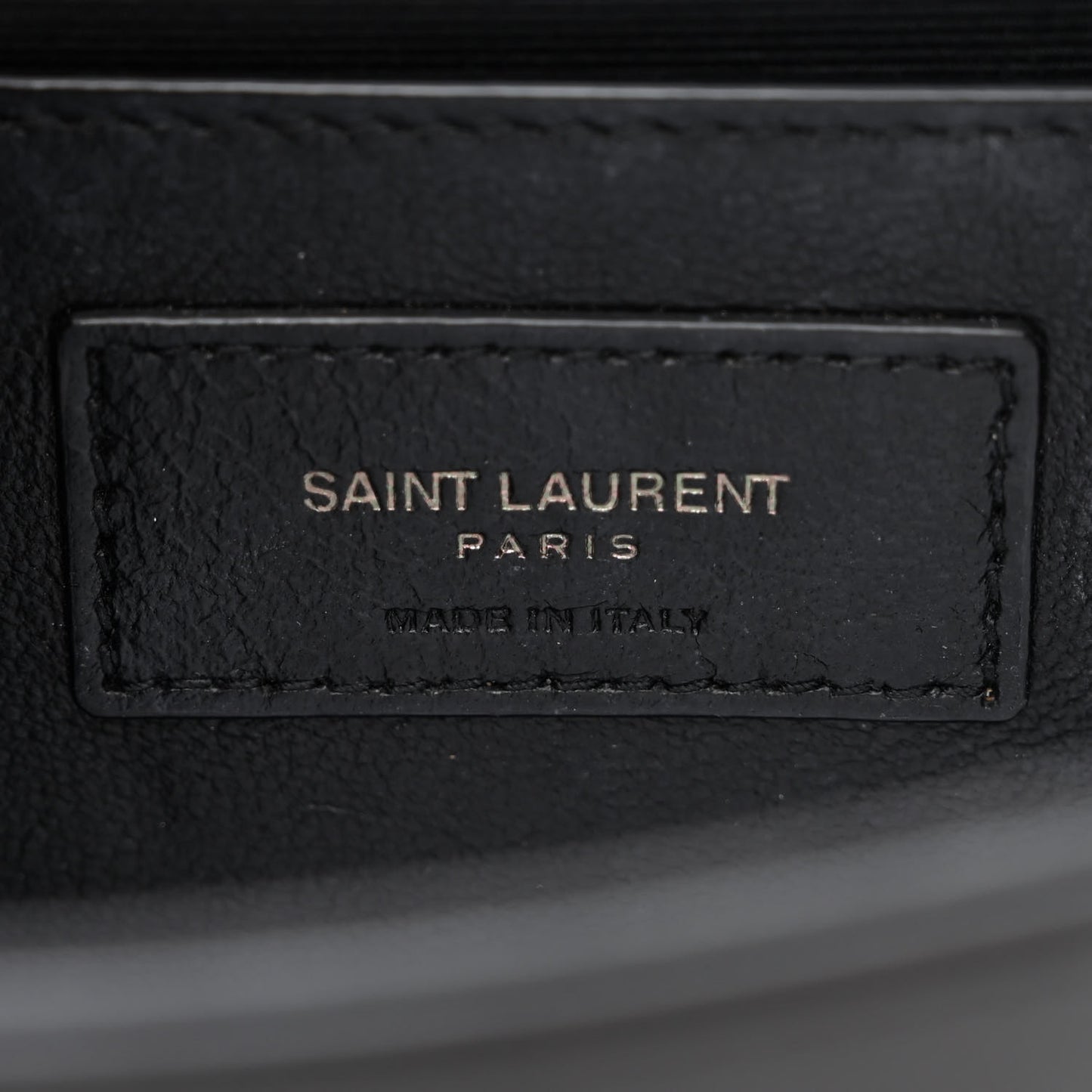 Grain De Poudre Small Monogram Monochrome Kate Satchel Black