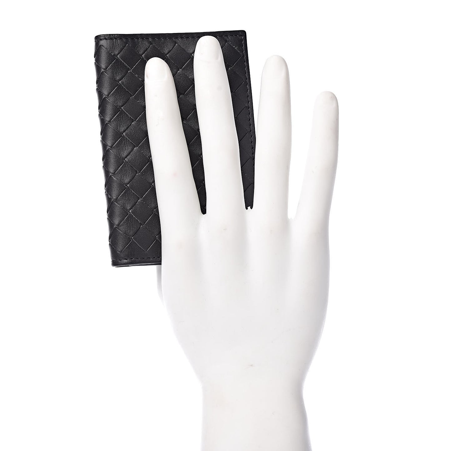 Intrecciato VN Card Case Ferro