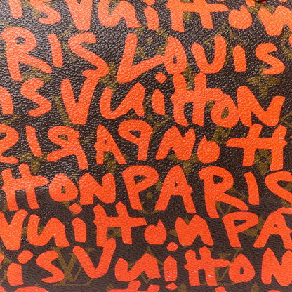 Louis Vuitton Monogram Graffiti Speedy 30 Orange 9 of 20