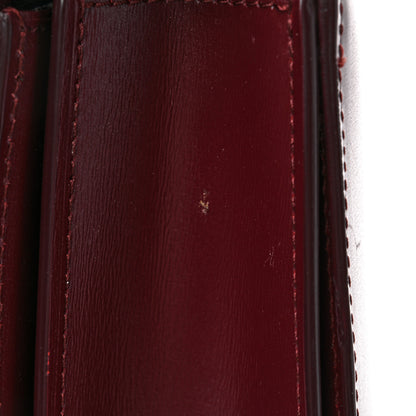 Celine Liege Calfskin Medium Classic Box Flap Bag Burgundy 13 of 15