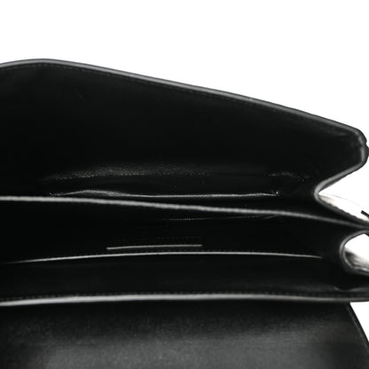 Saint Laurent Patent Embossed Small Le Monogramme Satchel Black 5 of 9