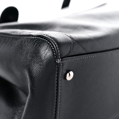 Chanel Caviar Cerf Executive Shopper Tote Black 9 of 12