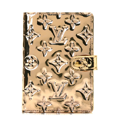 Louis Vuitton Monogram Miroir Small Ring Agenda Gold 1 of 8
