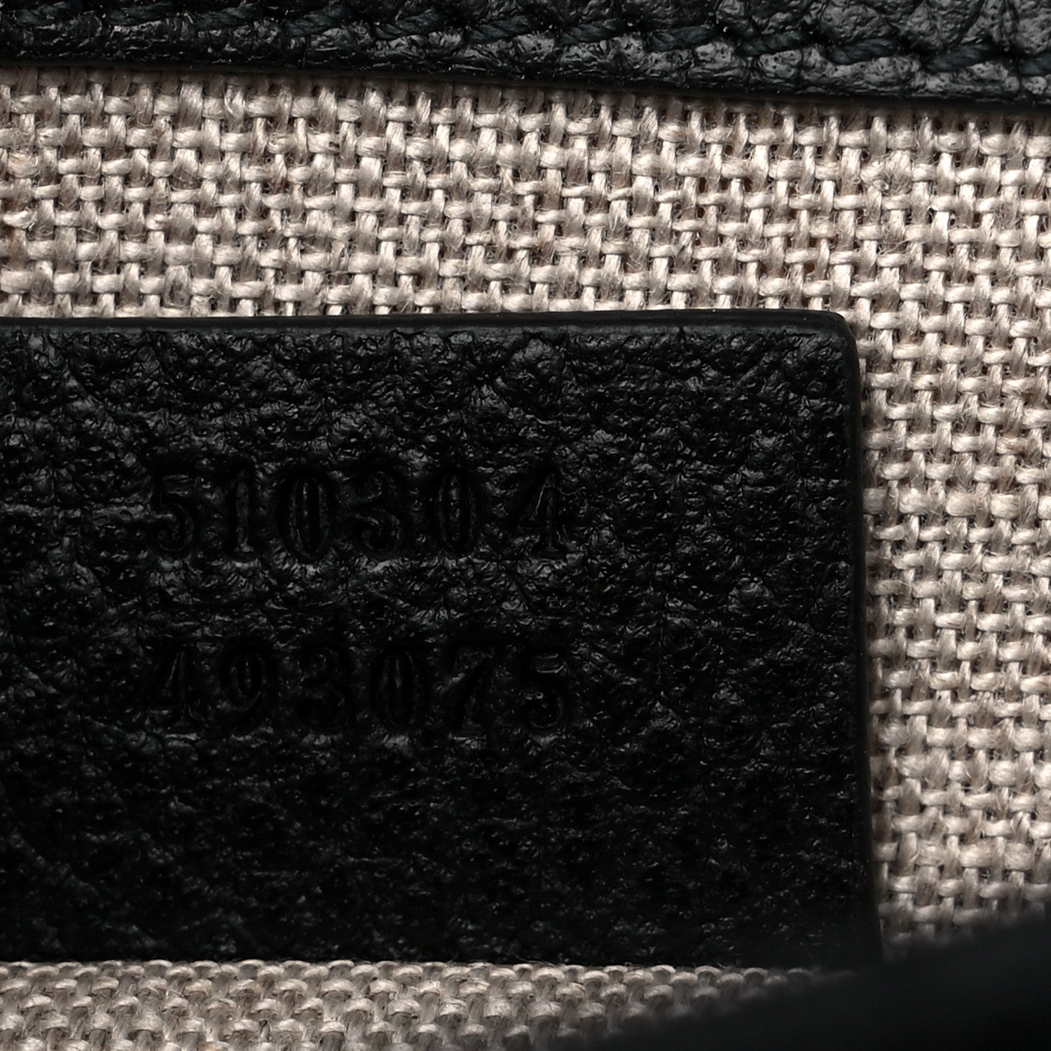 Gucci Dollar Calfskin Small Interlocking G Shoulder Bag Black 7 of 10