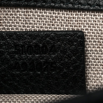 Gucci Dollar Calfskin Small Interlocking G Shoulder Bag Black 7 of 10