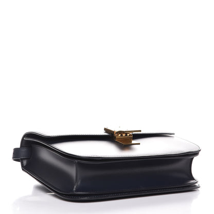 Celine Box Calfskin Medium Classic Box Flap Bag Navy 4 of 7