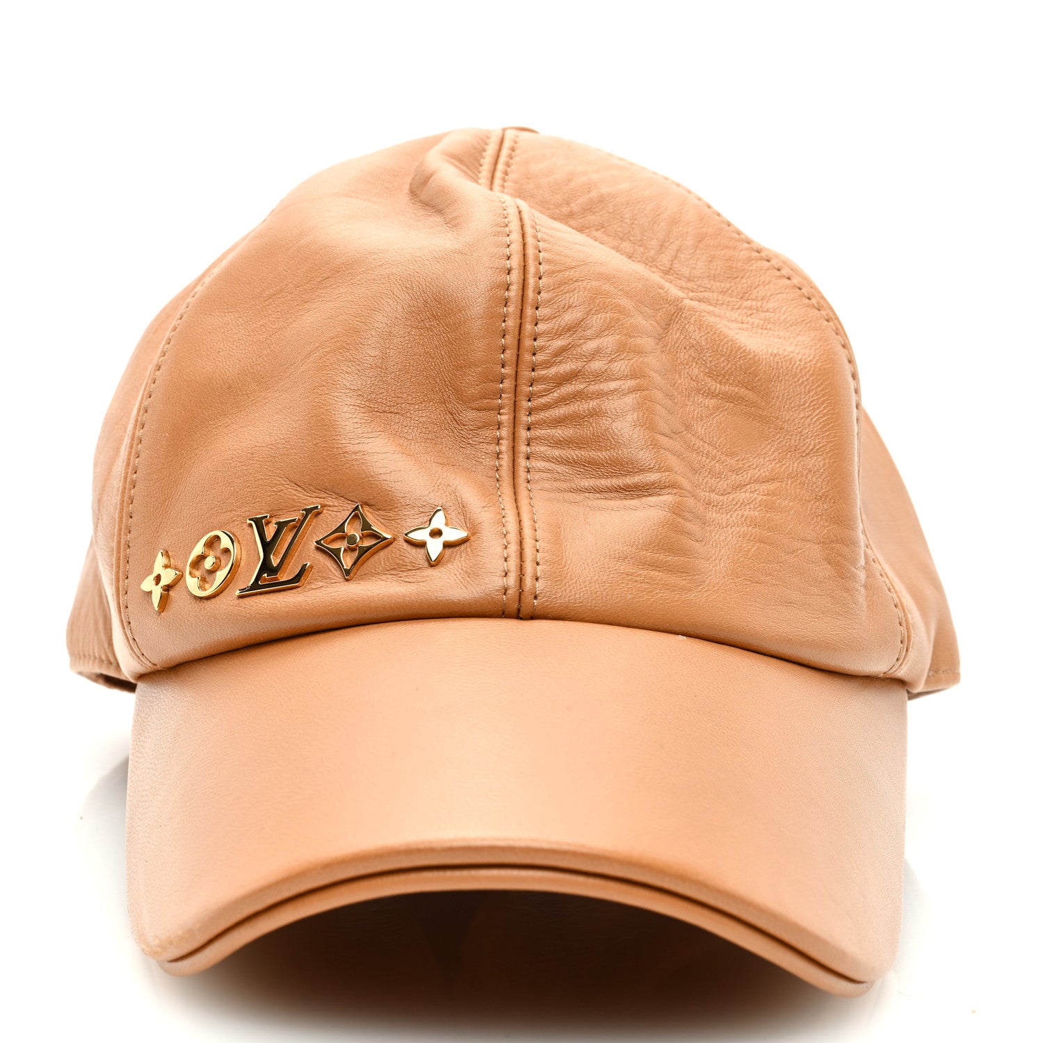 Louis Vuitton Lambskin Monogram Cruiser Cap Caramel 3 of 8