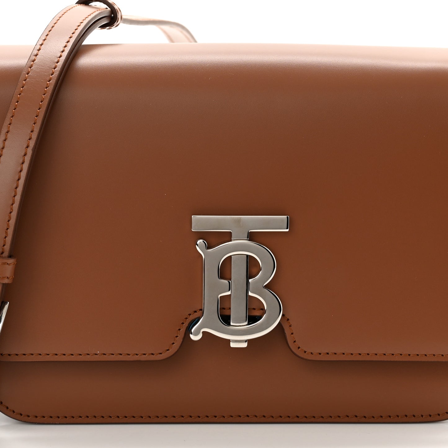 Calfskin Small TB Bag Malt Brown