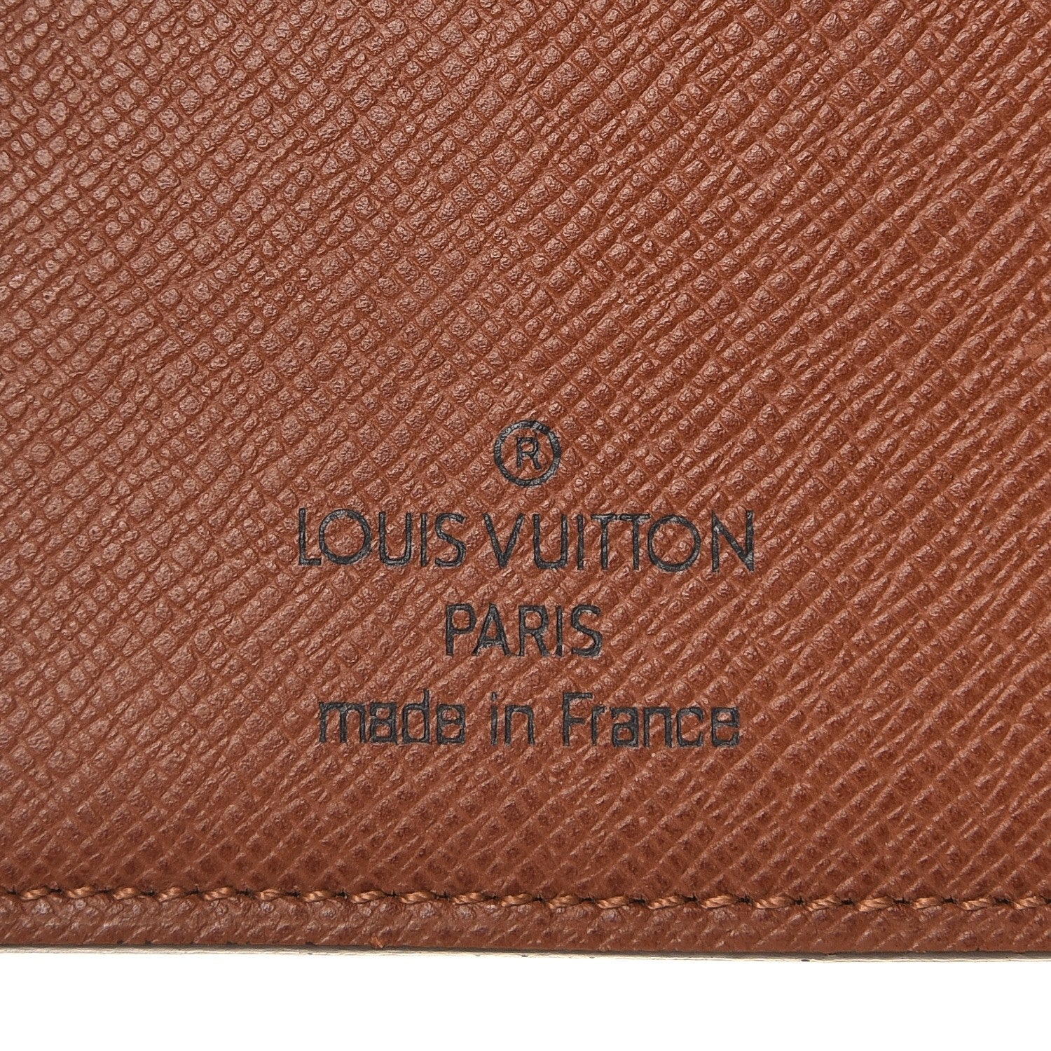 Louis Vuitton Monogram Porte Valeurs Checkbook Wallet 6 of 7