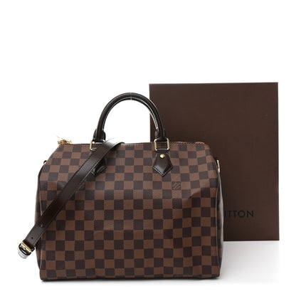 Louis Vuitton Damier Ebene Speedy Bandouliere 30 11 of 11