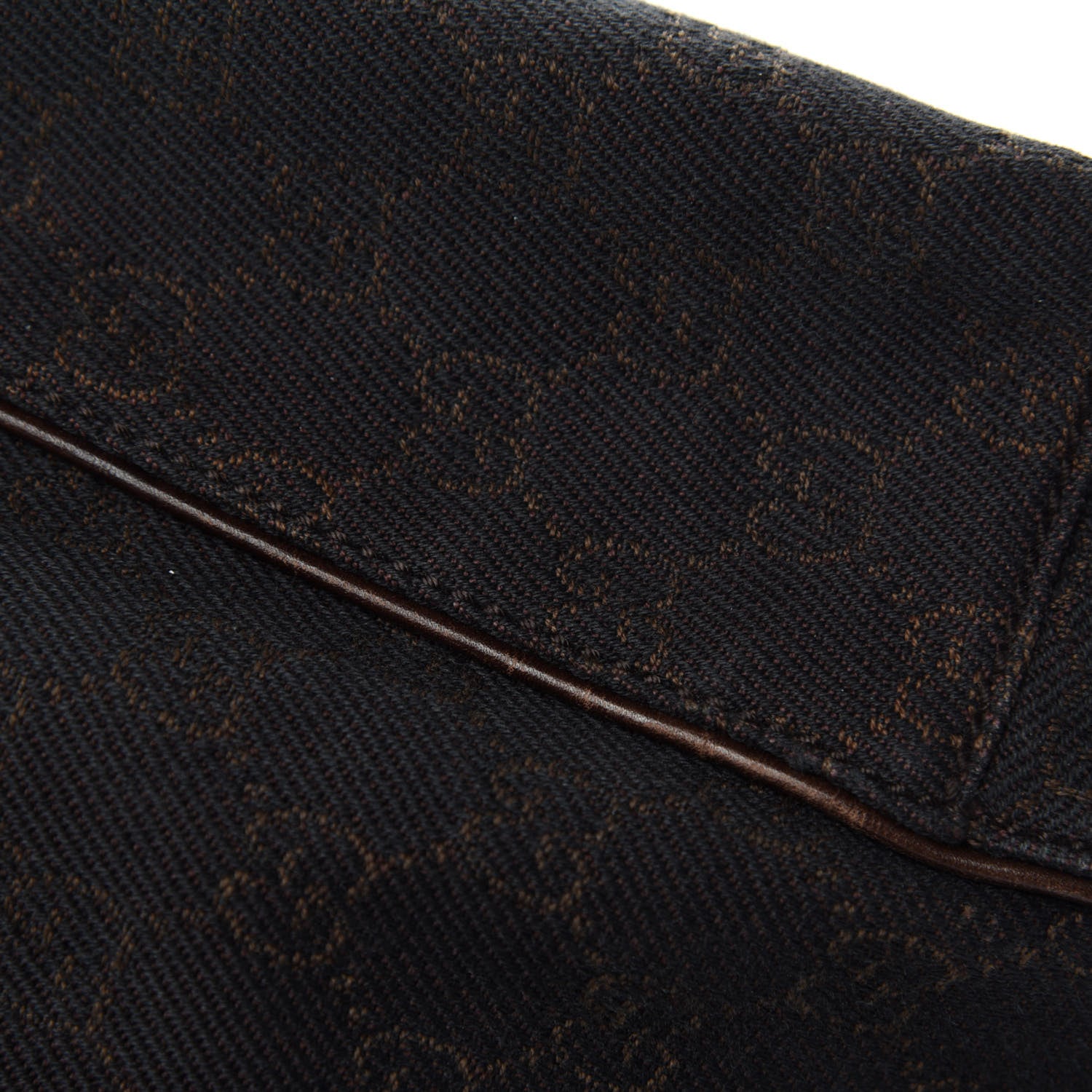 Gucci Canvas Monogram Shoulder Bag Brown 10 of 14