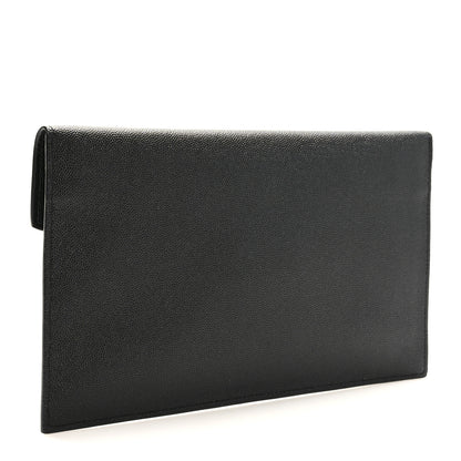 Saint Laurent Grain De Poudre Uptown Pouch Black 3 of 8