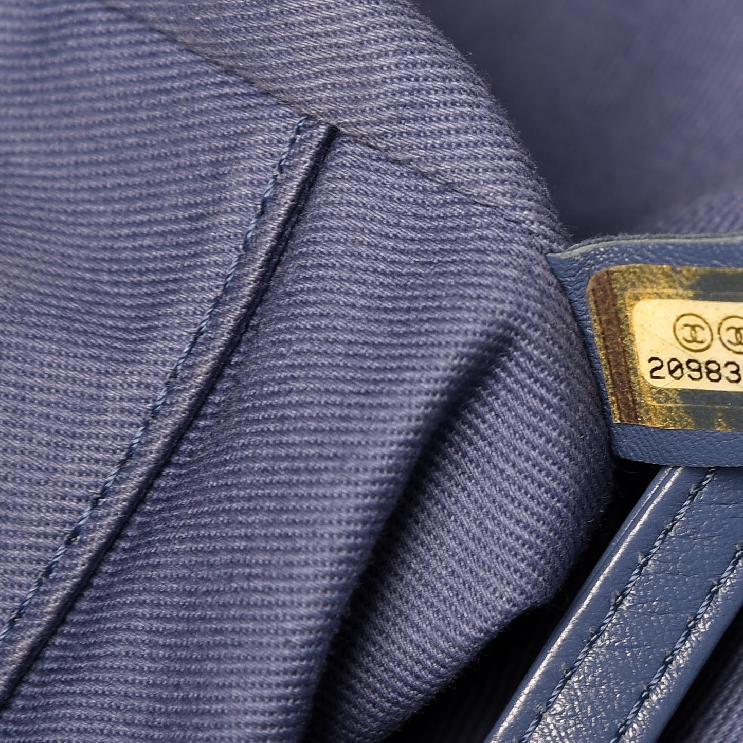 Canvas Large Deauville Tote Denim Blue