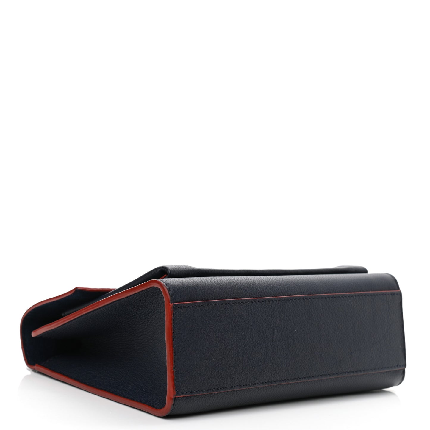 Soft Calfskin Mylockme Chain Bag BB Marine Rouge