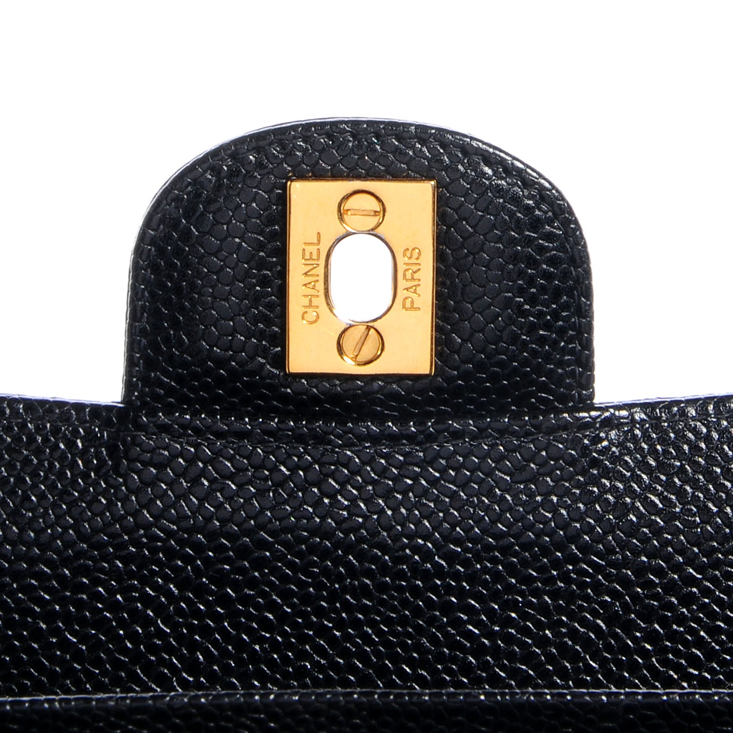 Chanel Caviar Quilted Medium Double Flap Black 7 of 8