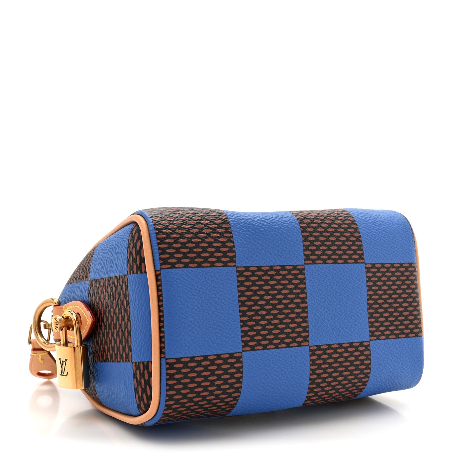 Damier Pop Speedy Bandouliere 18 Blue