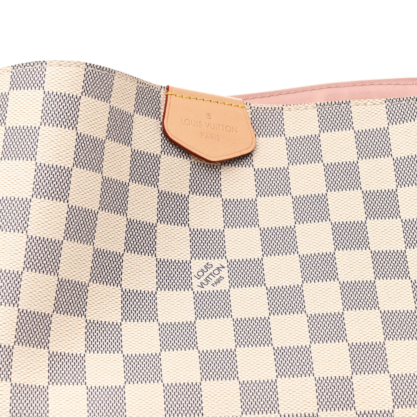 Damier Azur Graceful MM Rose Ballerine