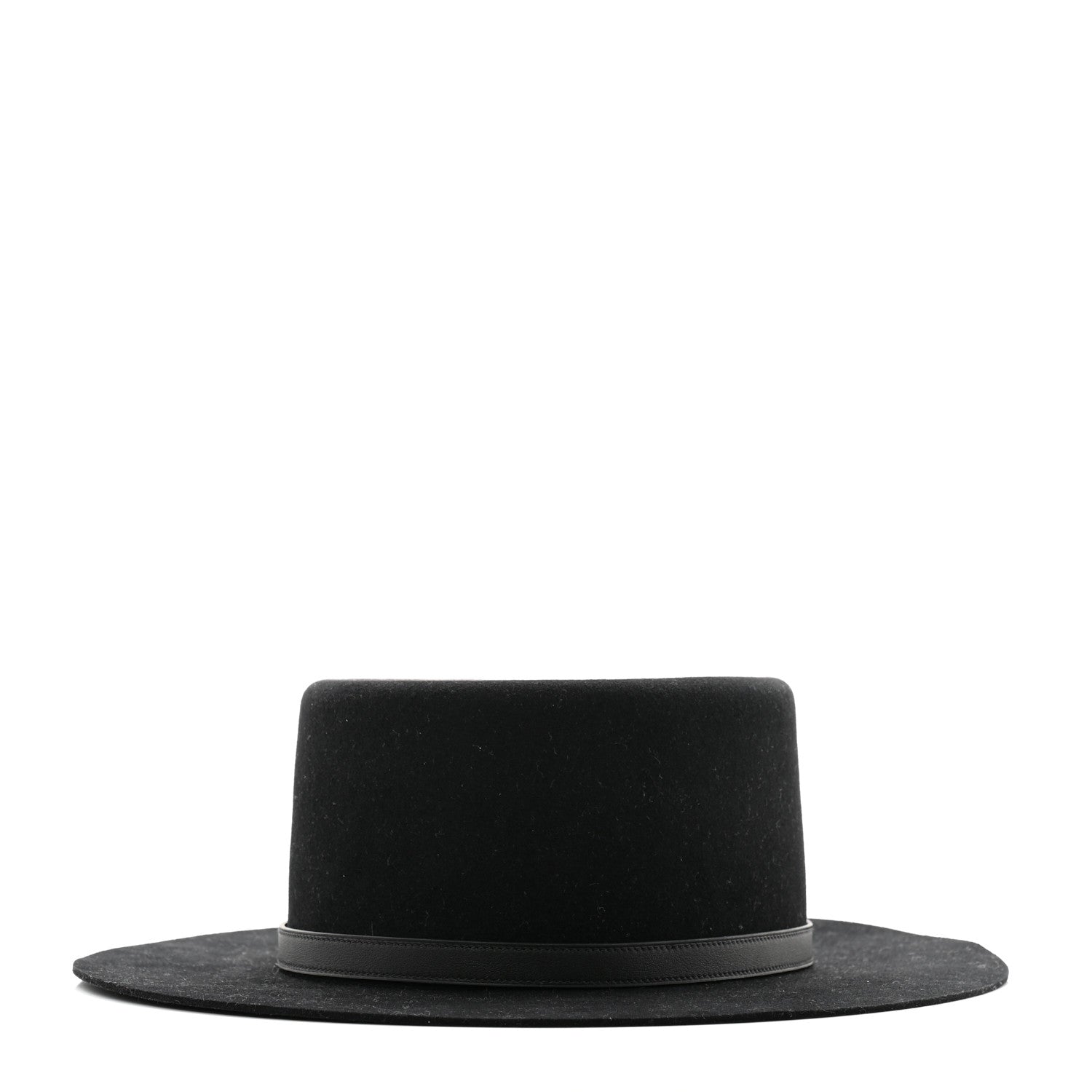 Hermes Rabbit Felt Hampton Hat 57 Black 1 of 10