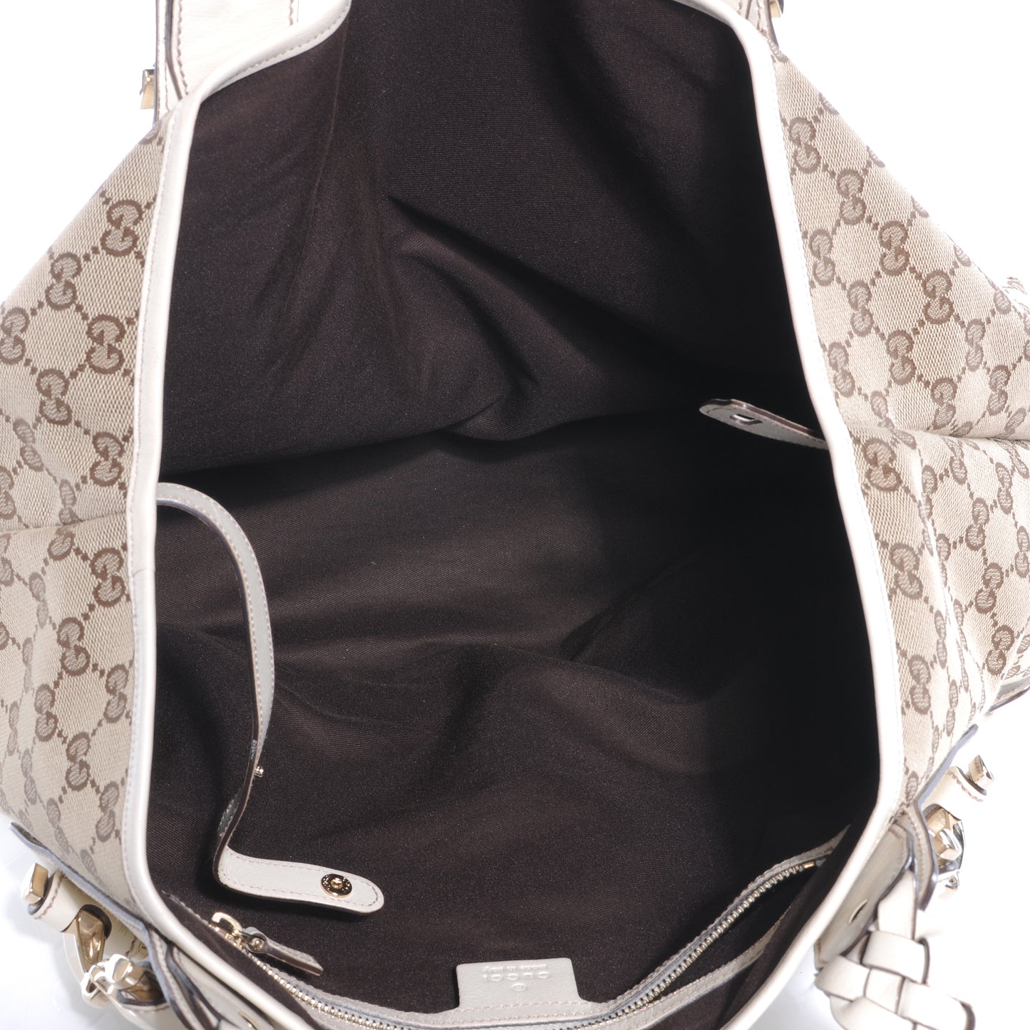 Monogram Pelham Medium Shoulder Bag White