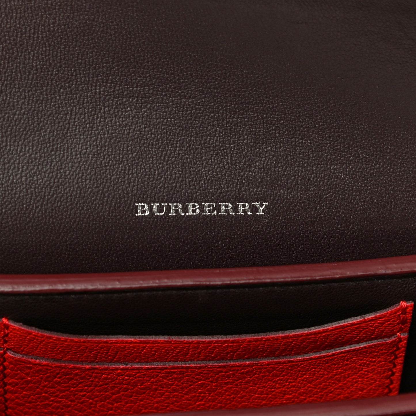 Goatskin Mini D-Ring Bag Bright Red