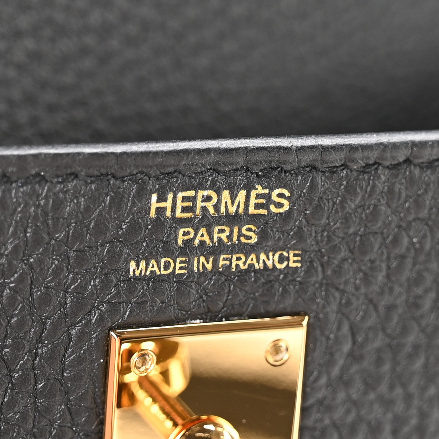Hermes Togo Kelly Retourne 25 Black 6 of 11