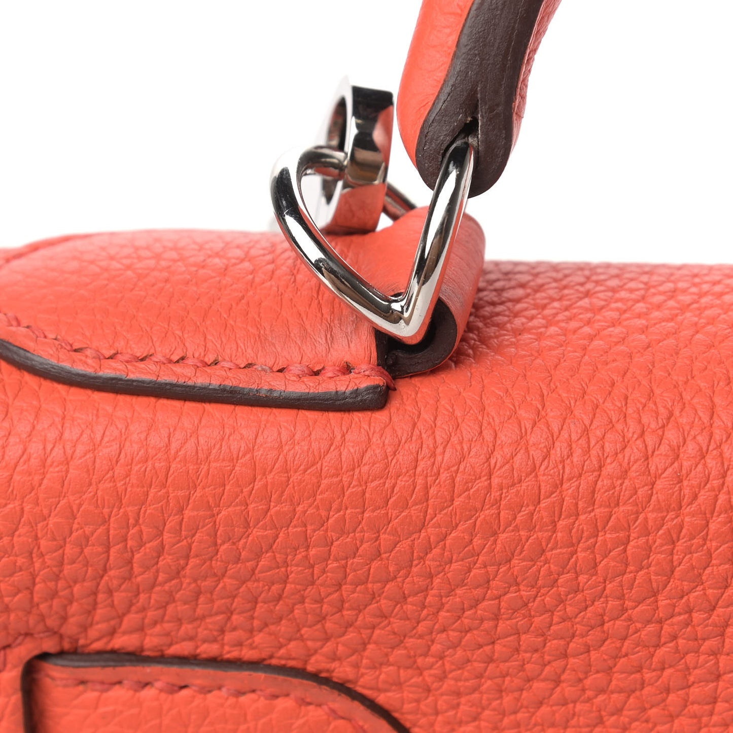 Togo Kelly Retourne 28 Poppy Orange