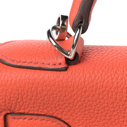 Hermes Togo Kelly Retourne 28 Poppy Orange 17 of 22