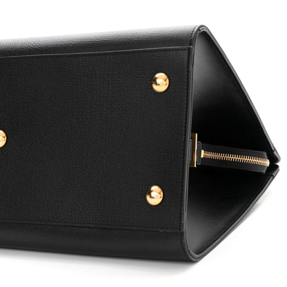 Saint Laurent Textured Calfskin Medium Classic Y Cabas Black 10 of 12