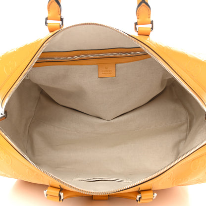 Gucci Calfskin GG Tennis Embossed Duffle Bag Crop 4 of 11