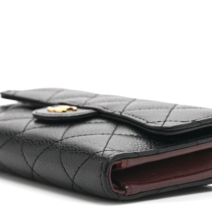 Chanel Caviar Quilted Medium Flap Wallet Black 12 of 12