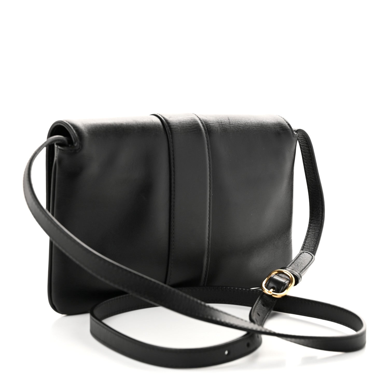 Gucci Vitello Palmellato Lux Small Arli Flap Shoulder Bag Black 3 of 10