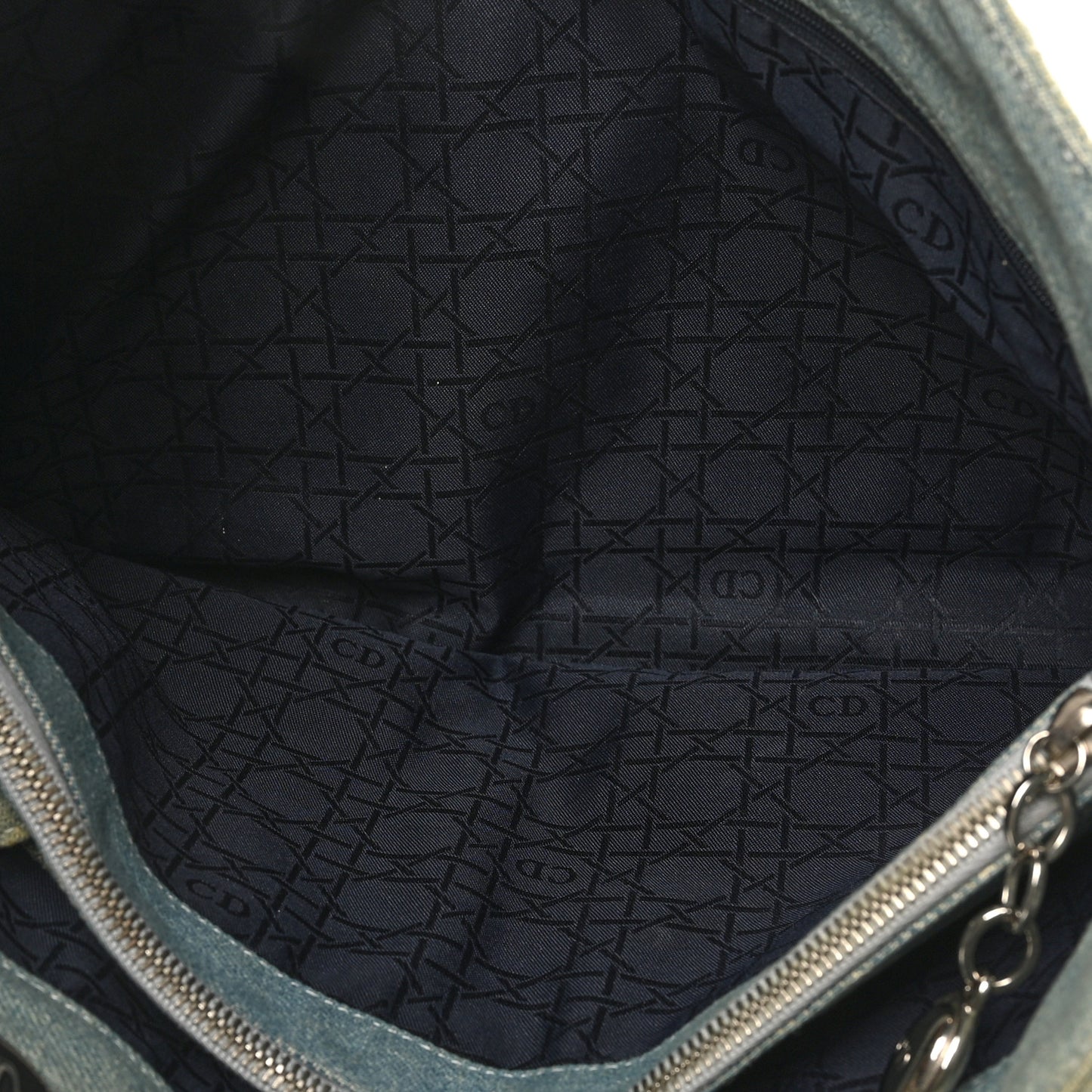 Denim Cannage Lady Dior Light Blue