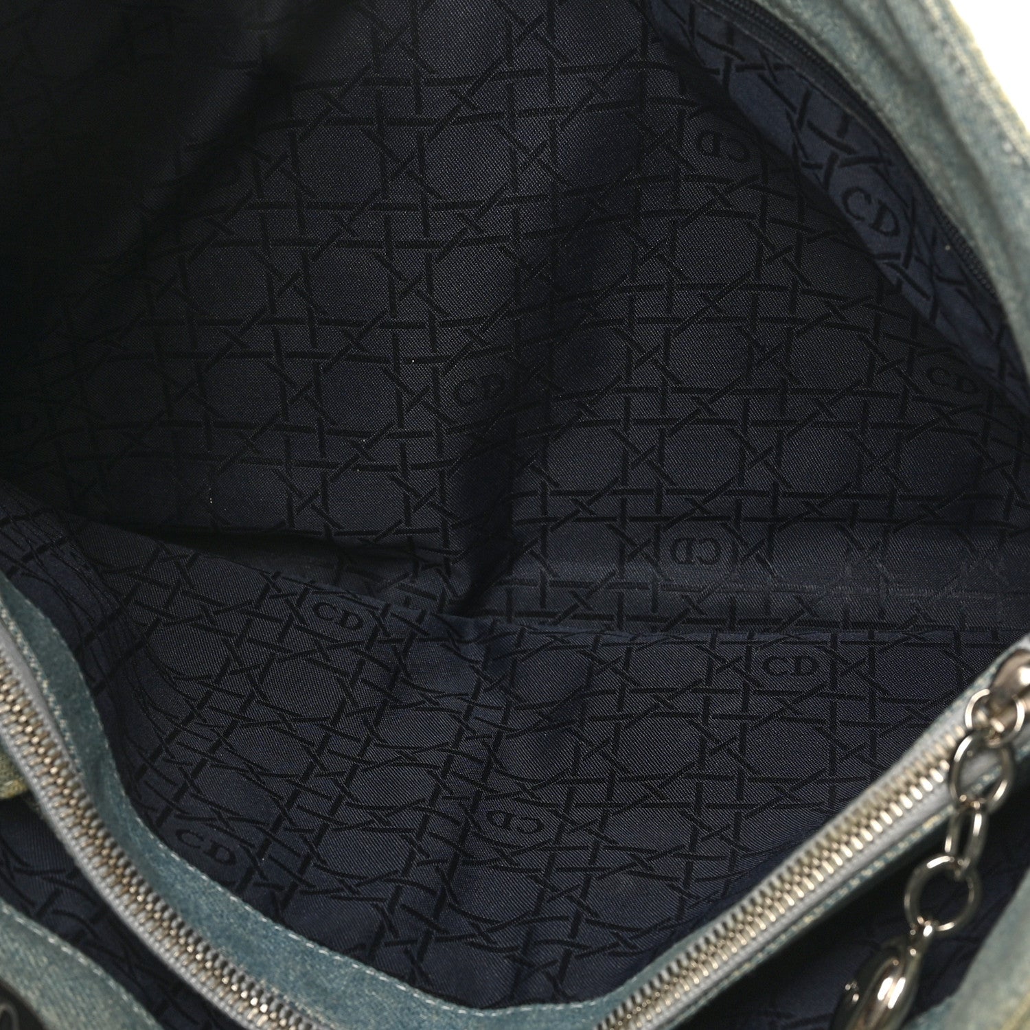 Christian Dior Denim Cannage Lady Dior Light Blue 5 of 11