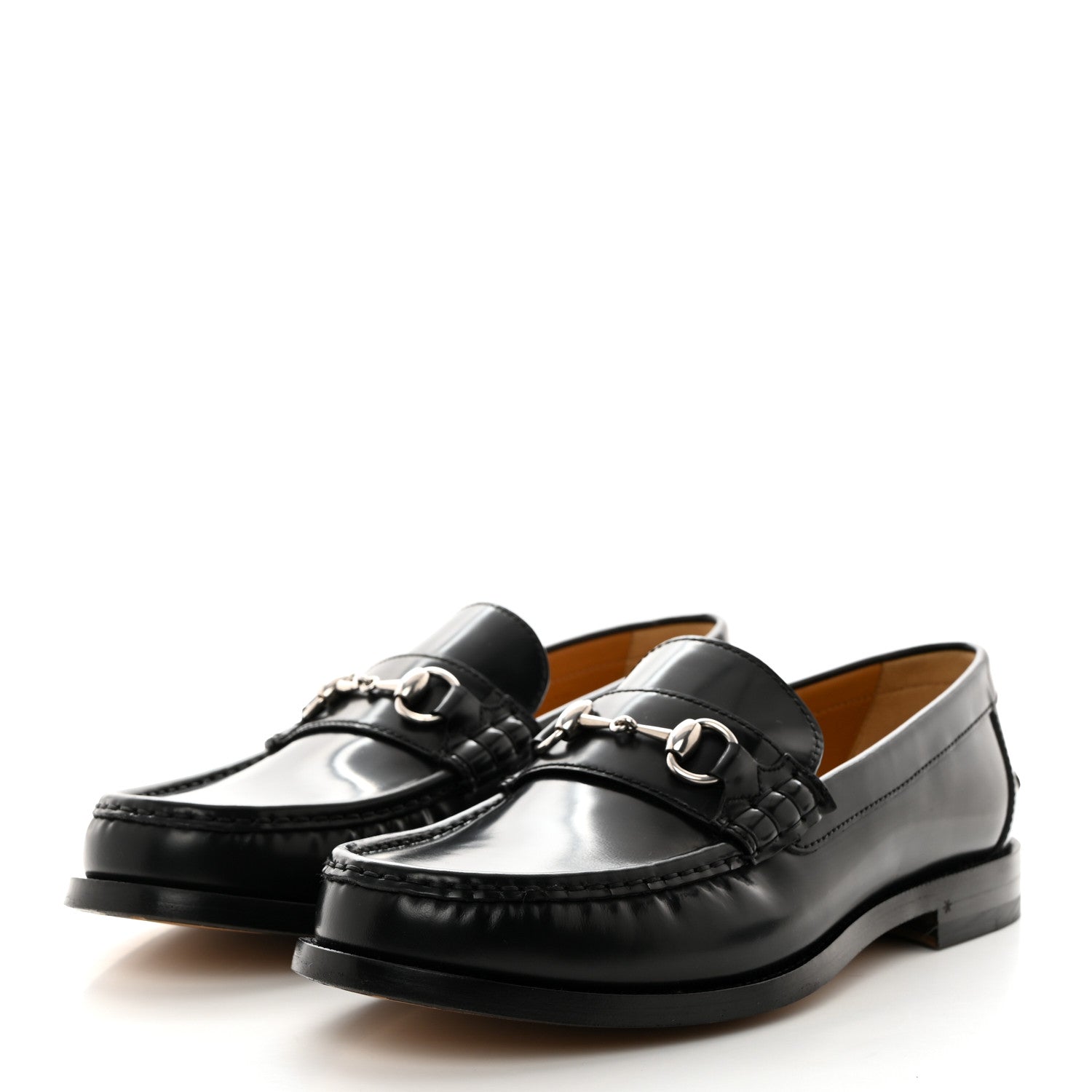 Gucci Calfskin Mens 1953 Horsebit Loafers 11.5 Black 3 of 9