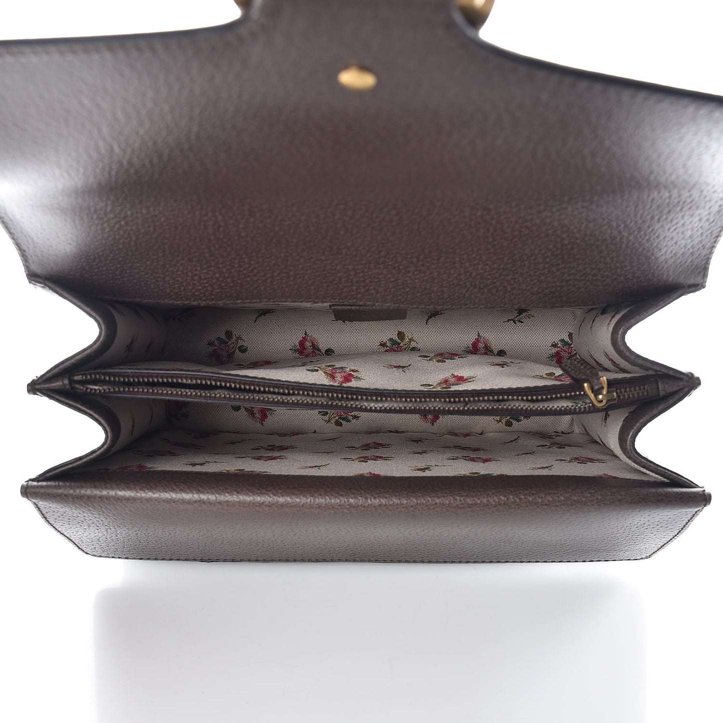 Calfskin Web Floral Embroidered Medium Dionysus Shoulder Bag New Acero