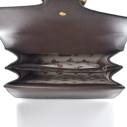 Gucci Calfskin Web Floral Embroidered Medium Dionysus Shoulder Bag New Acero 5 of 9